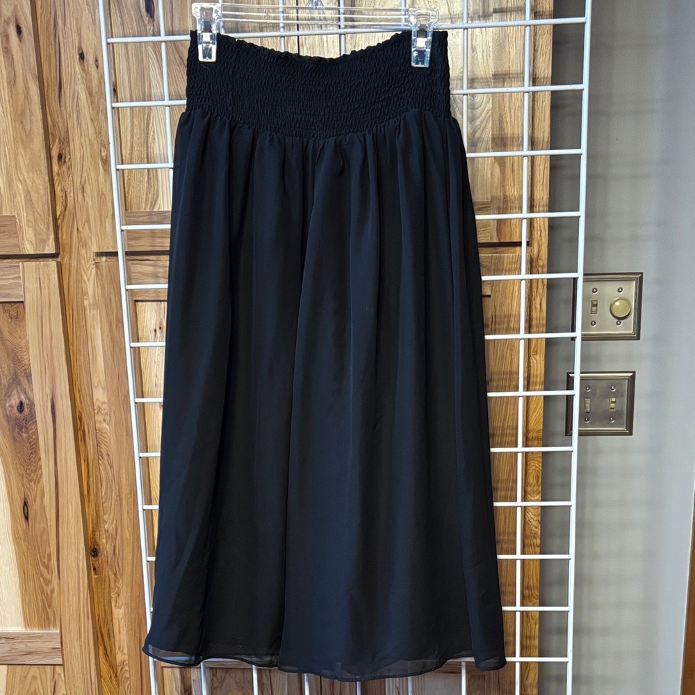 George Black Midi Skirt